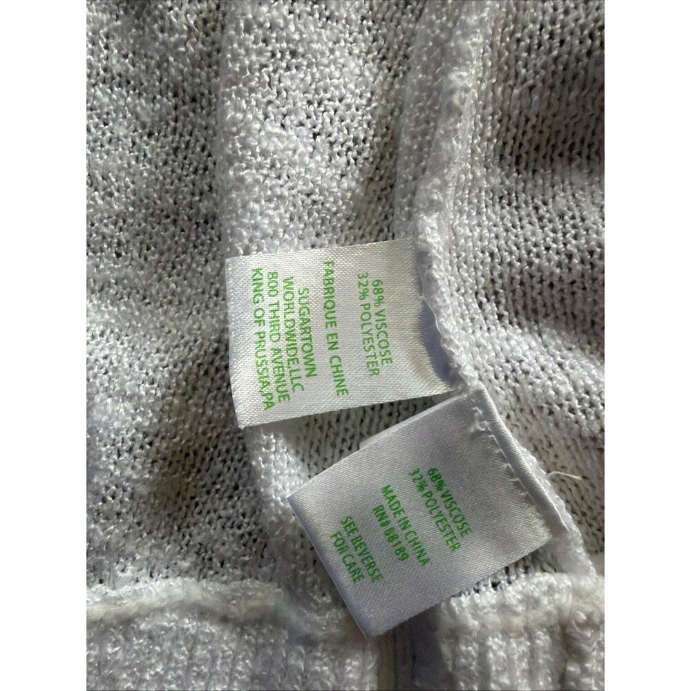 Lilly Pulitzer Circle Cardigan Small White Long Sleeve - Picture 5 of 6